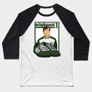 Celtic Originals - Packie Bonner Baseball T-Shirt